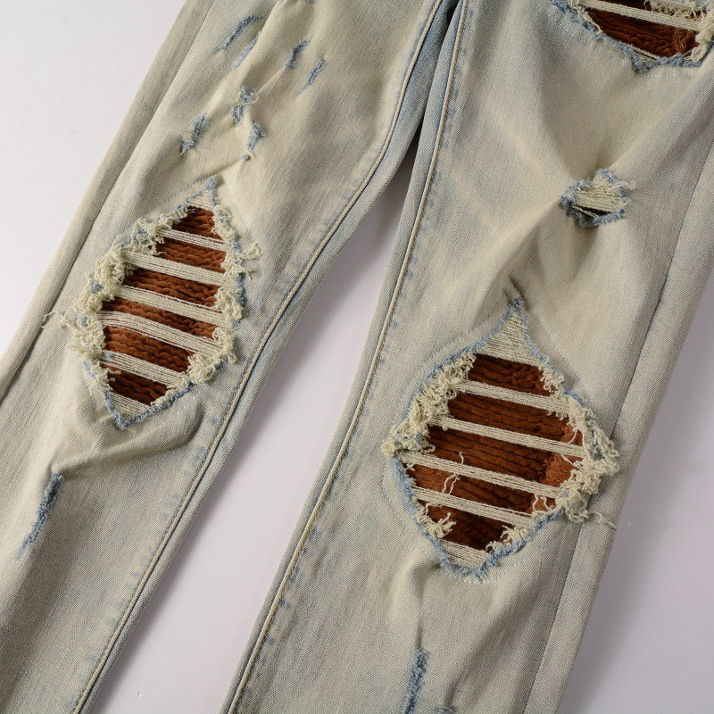 Caramel Patch Jeans