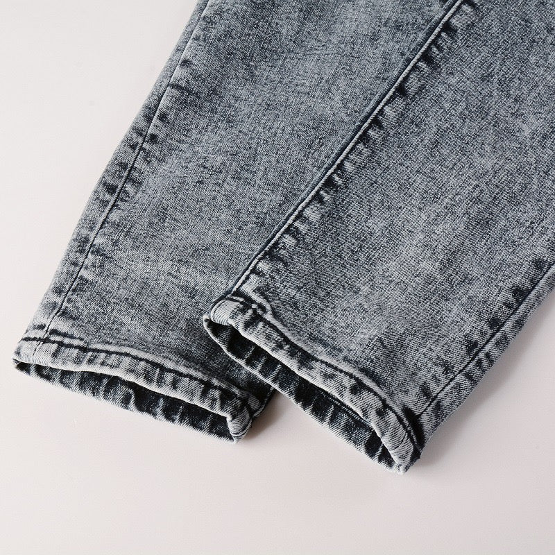 Black Patch Jeans