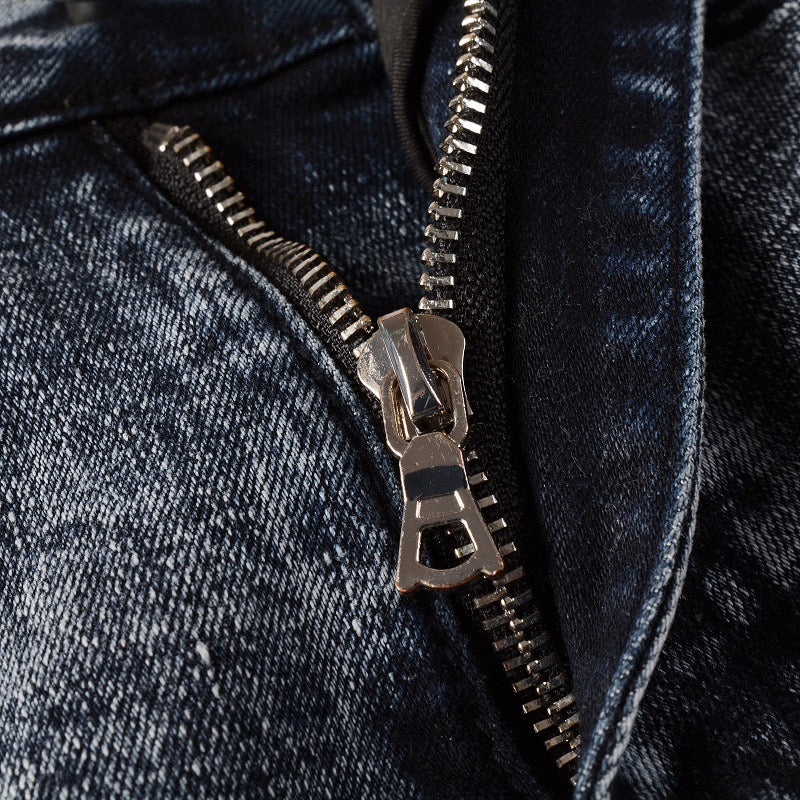 Black Patch Jeans
