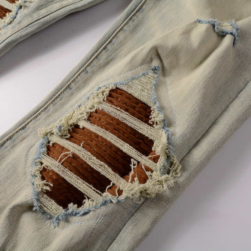 Caramel Patch Jeans