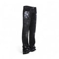 Ash Black Flare Jeans