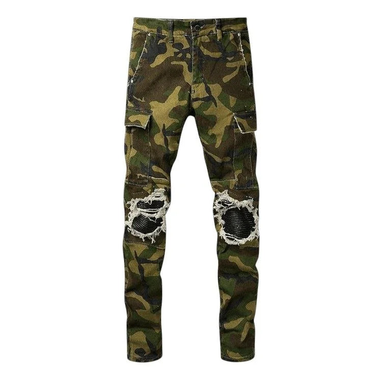 Camo Patch Jeans